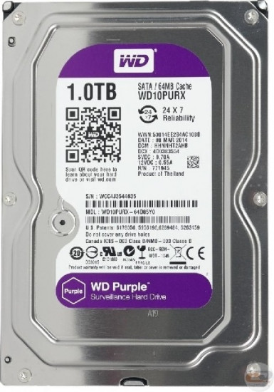 HDD накопитель WD10PURX 