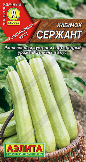 Семена кабачков цукини «Сержант»