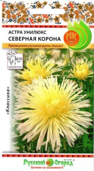 Семена астры унилюкс «Северная корона»