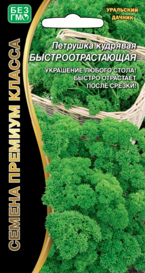Семена петрушки кудрявой «Быстрорастущая»