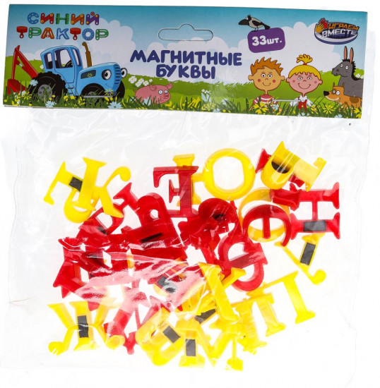 Магнитные буквы «Синий Трактор»