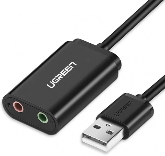 Конвертер Ugreen USB 2.0 на Audio US205