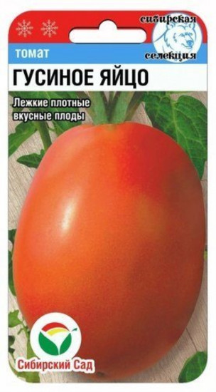 Семена томата «Гусиное яйцо»
