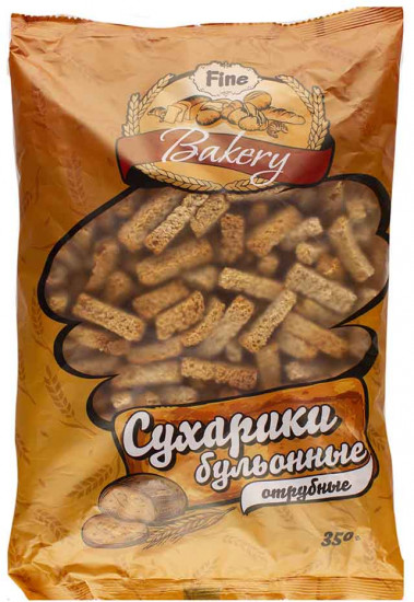 Сухарики бульонные отрубные