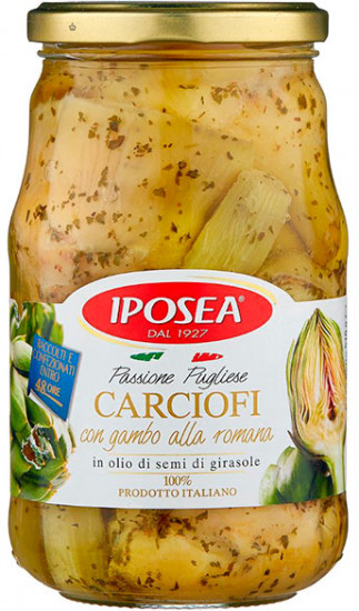 Артишоки по-римски в масле «Con gambo alla romana»