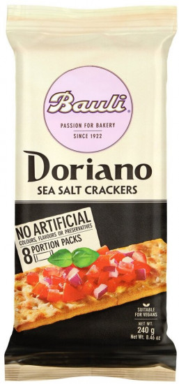 Крекеры с морской солью «Doriano»
