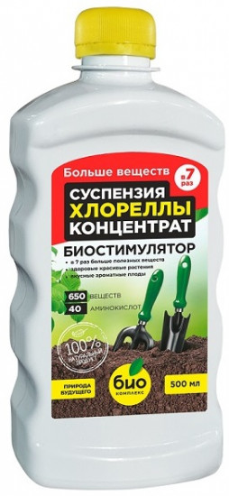 Удобрение-стимулятор «Суспензия хлореллы концентрат»
