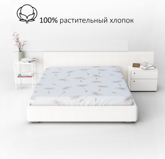 Простыня на резинке «Fiori»