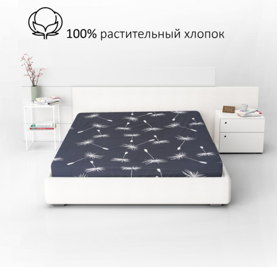 Простыня на резинке «Fiori»