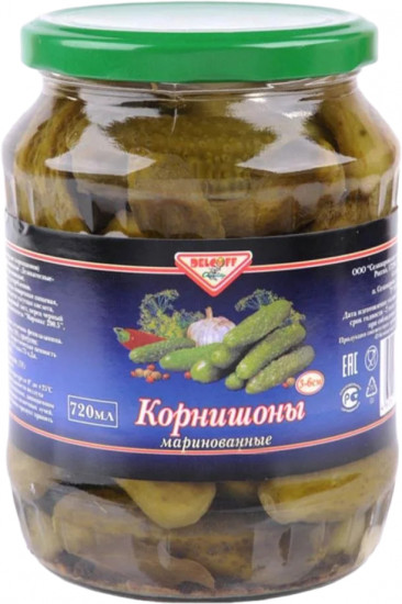 Корнишоны маринованные