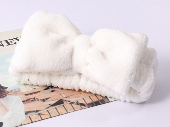 Повязка на голову «Bow white»