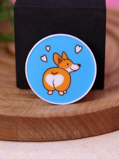 Попсокет «Cute corgi»