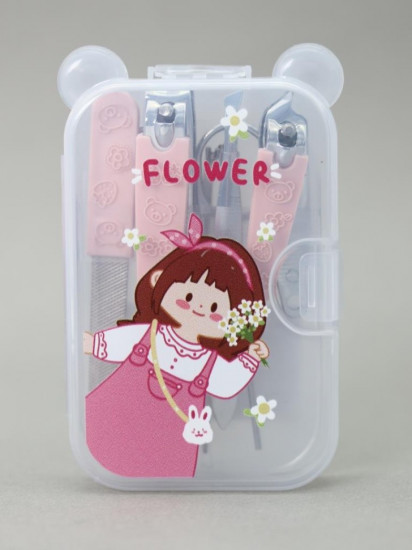 Маникюрный набор «Anime girl flower»