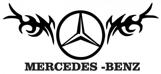 Наклейка на автомобиль «Mercedes-benz»