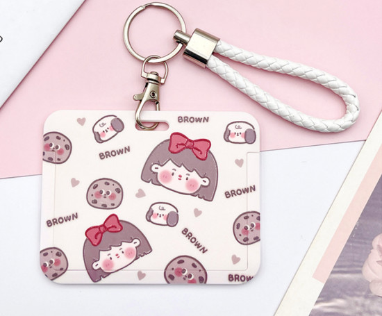 Футляр для карты «Cute couple and cookie»