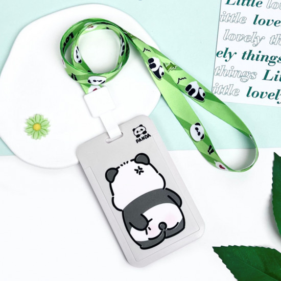 Футляр для карты на ленте «Panda's back»