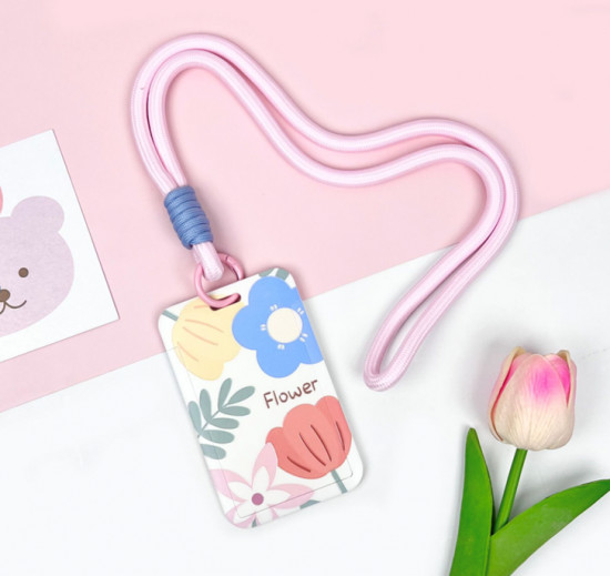 Футляр для карты на ленте «Delicate flower»