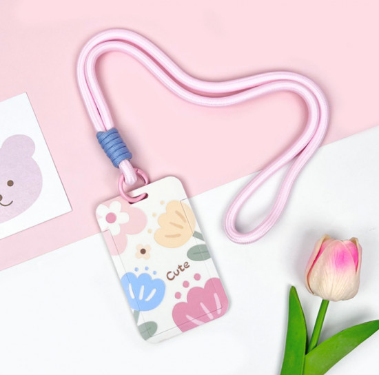 Футляр для карты на ленте «Delicate flower»