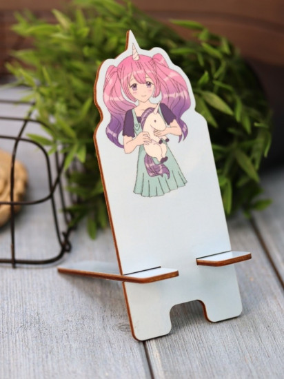Подставка под телефон и планшет «I'm unique unicorn girl»