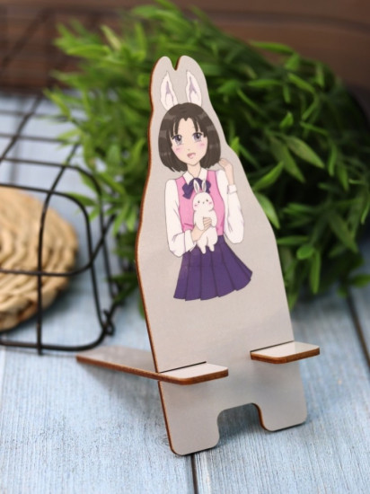 Подставка под телефон и планшет «Love bunny girl»
