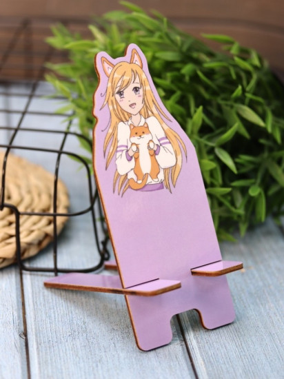 Подставка под телефон и планшет «Love corgi girl»