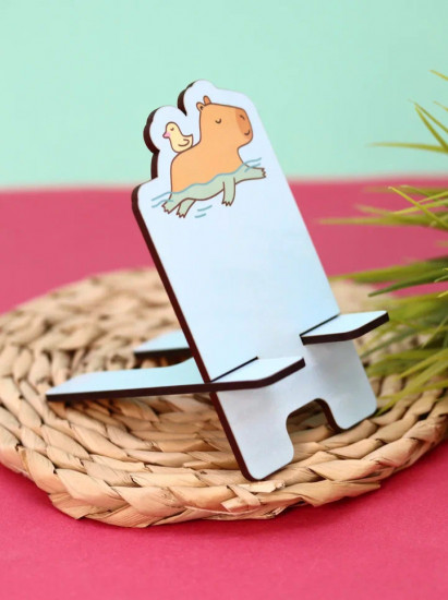 Подставка под телефон и планшет «Capybara and duck»