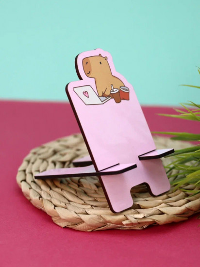 Подставка под телефон и планшет «Capybara works»