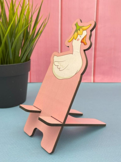 Подставка под телефон и планшет «Beautiful goose»