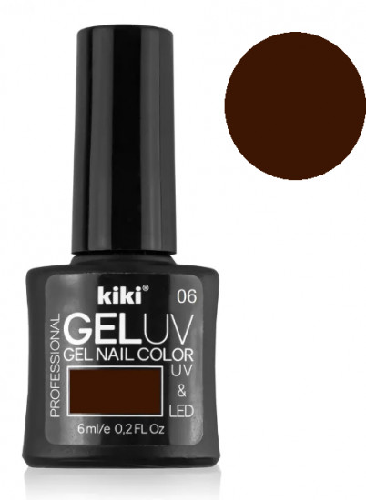 Гель-лак для ногтей «Gel Uv & Led», оттенок 06 Шоколадный