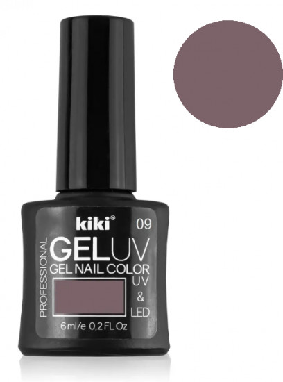 Гель-лак для ногтей «Gel Uv & Led», оттенок 09 Нежно-серый