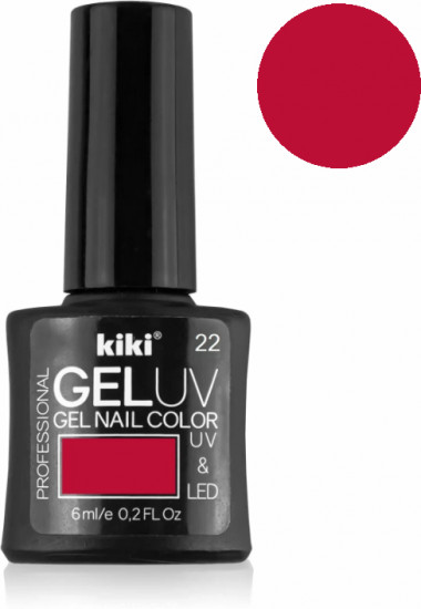 Гель-лак для ногтей «Gel Uv & Led», оттенок 22 Классический красный