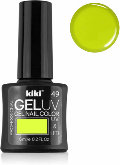 Гель-лак для ногтей «Gel Uv & Led», оттенок 49 Кислотно-желтый