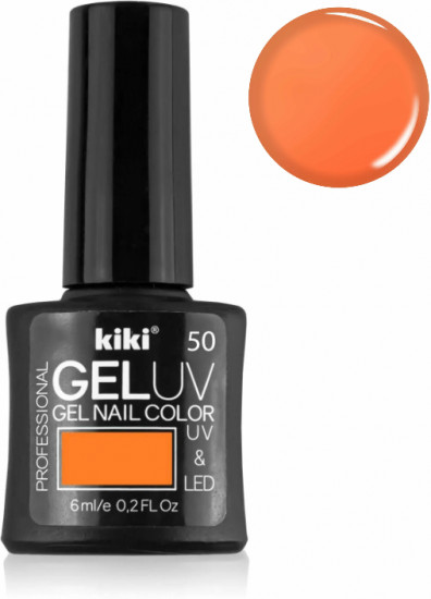 Гель-лак для ногтей «Gel Uv & Led», оттенок 50 Светло-оранжевый неон
