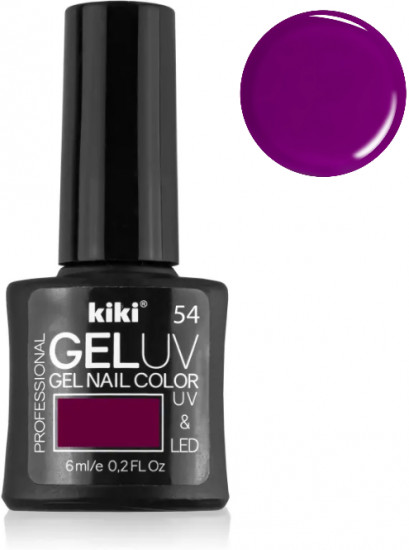 Гель-лак для ногтей «Gel Uv & Led», оттенок 54 Сливовый