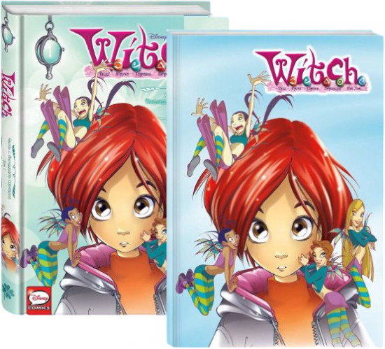W.I.T.C.H. Двенадцать порталов. Том 1. Скетчбук с Чародейками. Комплект из книги и скетчбука