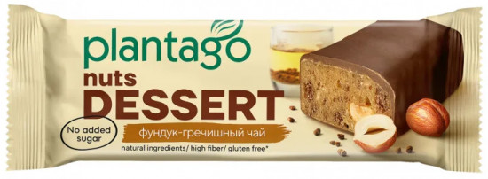 Батончик ореховый «Фундук, гречишный чай»