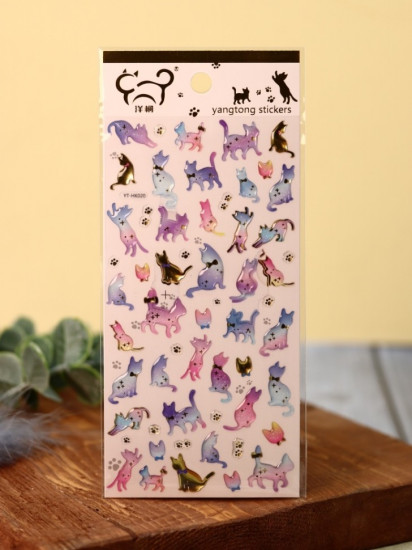 Наклейки «Rainbow cats»