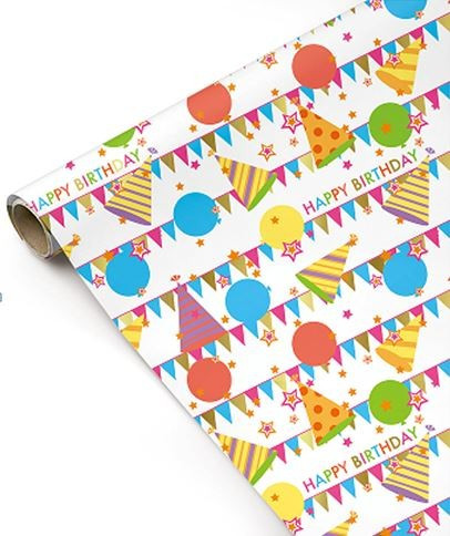 Бумага упаковочная «Party Wrap»