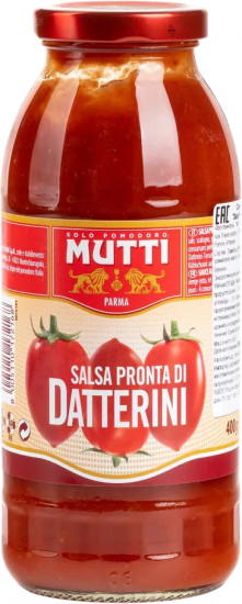 Соус томатный Salsa Pronta Di Datterini «Сальса Пронта ди Даттерини»