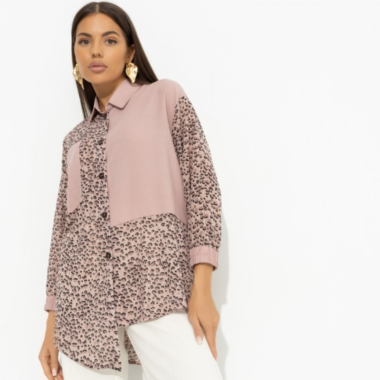 Рубашка комбинированная женская «Жемчужина образа»