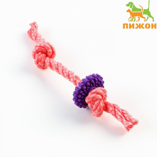 Игрушка жевательная «Шестерёнка на канате»