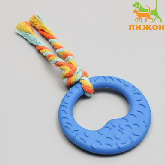 Игрушка жевательная с канатом «Гиря»