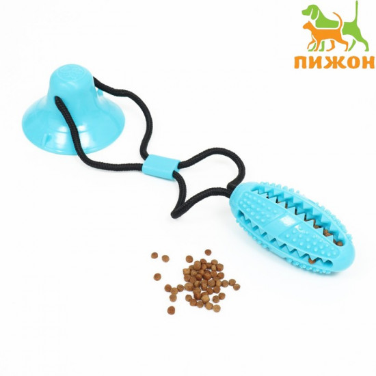 Игрушка для собак «Эллипсоид для лакомств на присоске»