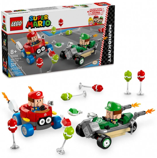 Конструктор LEGO® 72034 Малыш Марио против малыша Луиджи