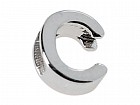 Подвеска «Буква C» (покрытие - серебрение c родированием)