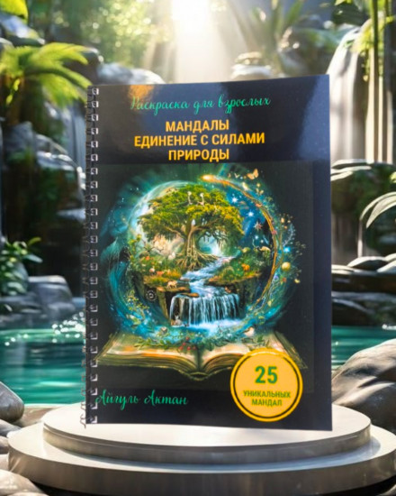 Раскраска «Мандалы. Единение с силами природы»