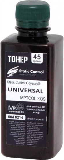 Тонер Static Control Odyssey MPTCOL.KOS.45g black