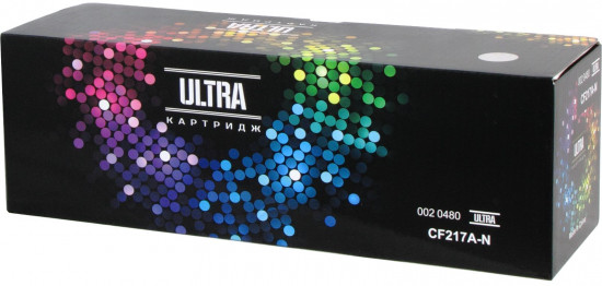 Картридж лазерный с чипом МАК Ultra CF217A, цвет черный