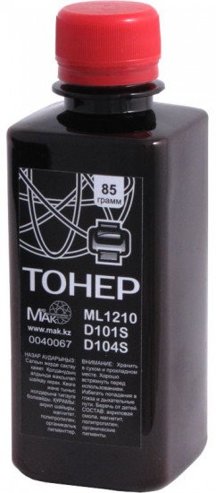 Тонер MAK ML1210/D101, цвет черный