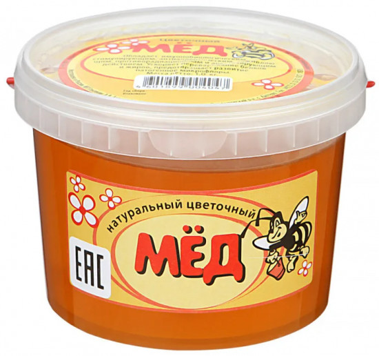 Мед натуральный цветочный